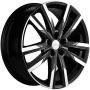 Легковой диск Khomen Wheels KHW1905 7,5x19 5x100 ET28 57,1 Black-FP